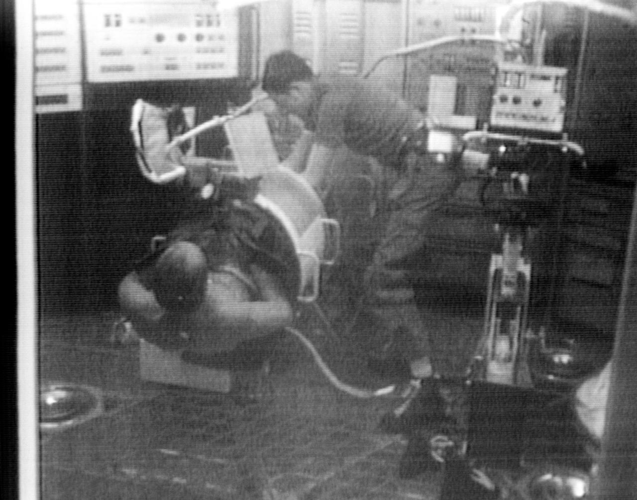 Skylab space station photographed in Earth orbit